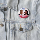 Hintergrund der Flaggen Joe Biden Kamala Harris 20 Button (Beispiel)