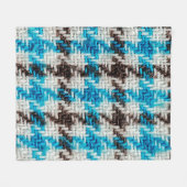 Hintergrund der Flanelltextur. Fleecedecke (Vorderseite (Horizontal))