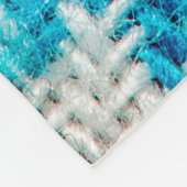 Hintergrund der Flanelltextur. Fleecedecke (Ecke)