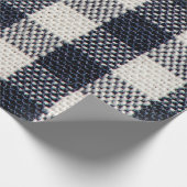 Hintergrund der Flanelltextur. Geschenkpapier (Ecke)