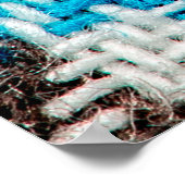 Hintergrund der Flanelltextur. Poster (Ecke)