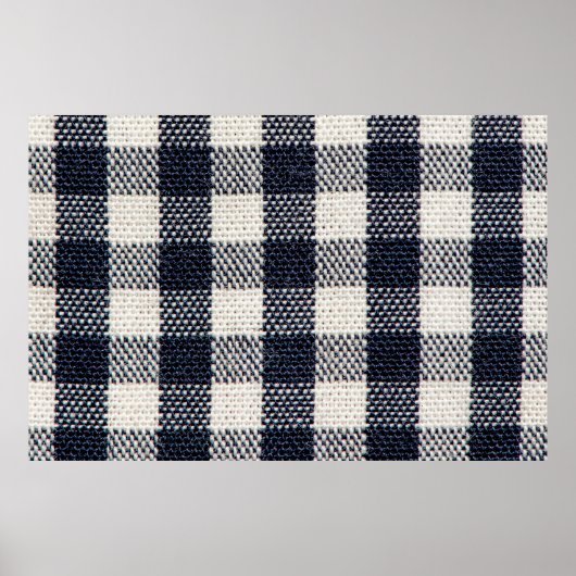 Hintergrund der Flanelltextur. Poster (Vorne)