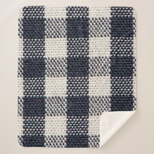 Hintergrund der Flanelltextur. Sherpadecke (Vorderseite)
