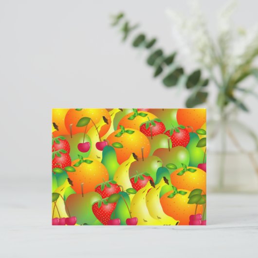 Hintergrund der Fruchtbarkeit Postkarte (Stehend Vorderseite)