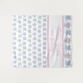 Hintergrund der Geburtstagskassette - Geschenkthem Wandteppich (Vorderseite (Horizontal))