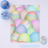 Hintergrund der gefärbten Ostereier Flyer (Einzeln)