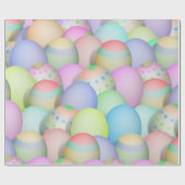 Hintergrund der gefärbten Ostereier Geschenkpapier (Flach)