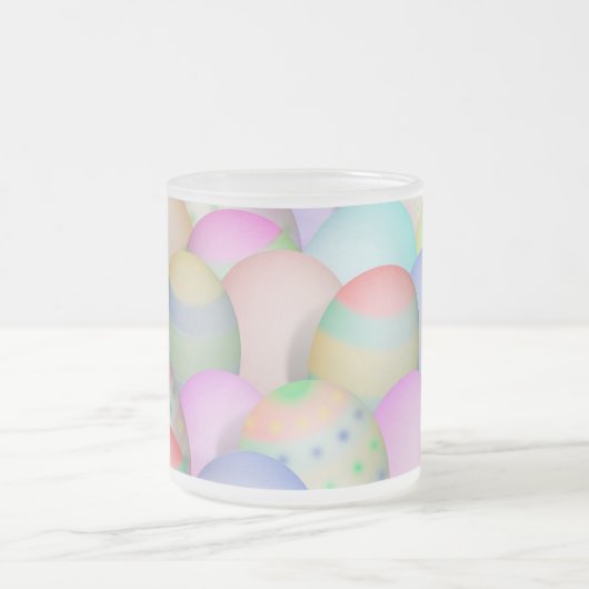 Hintergrund der gefärbten Ostereier Mattglastasse (Mittel)