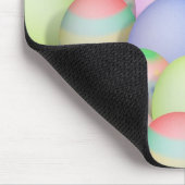 Hintergrund der gefärbten Ostereier Mousepad (Ecke)