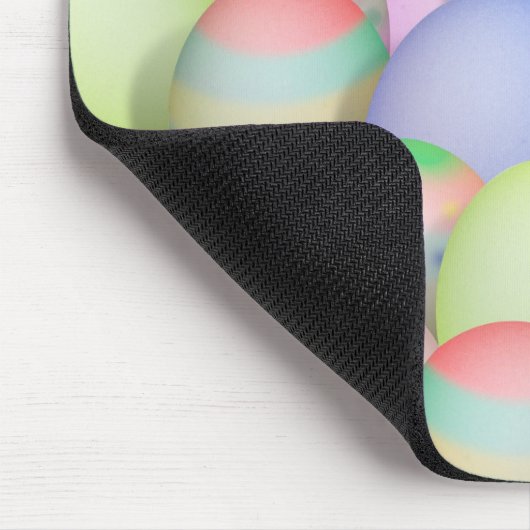 Hintergrund der gefärbten Ostereier Mousepad (Ecke)
