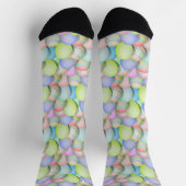 Hintergrund der gefärbten Ostereier Socken (Oben)