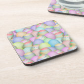 Hintergrund der gefärbten Ostereier Untersetzer (Linke Seite)