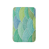 Hintergrund der gekräuselten abstrakten grünen badematte (Vorderseite Vertikal)