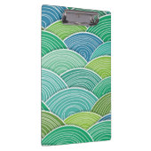 Hintergrund der gekräuselten abstrakten grünen klemmbrett (Rechts)