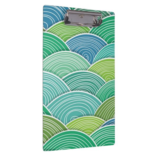 Hintergrund der gekräuselten abstrakten grünen klemmbrett (Rechts)