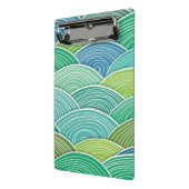 Hintergrund der gekräuselten abstrakten grünen mini klemmbrett (Gewinkelt2)