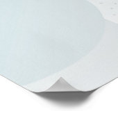 Hintergrund der gerundeten Formulare in Grautönen Poster (Ecke)