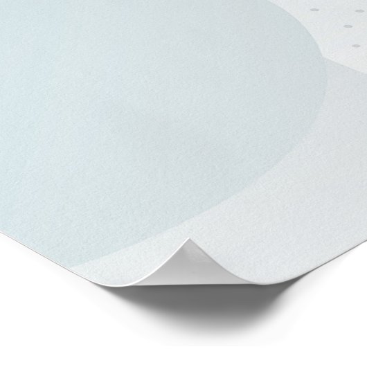 Hintergrund der gerundeten Formulare in Grautönen Poster (Ecke)