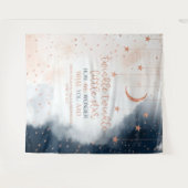 Hintergrund der Geschlechteroffenbarung, Twinkle L Wandteppich (Vorderseite (Horizontal))