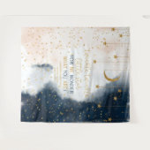 Hintergrund der Geschlechteroffenbarung, Twinkle L Wandteppich (Vorderseite (Horizontal))