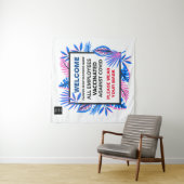 Hintergrund der gespiegelten Begrüßungsband für Mi Wandteppich (Beispiel)