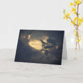 Hintergrund der grauen und weißen Wolke Karte (Gelbe Blume)