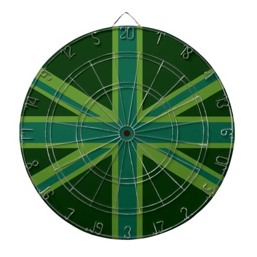 Hintergrund der grünen Aquamarinen Flagge der Unio Dartscheibe (vorne)