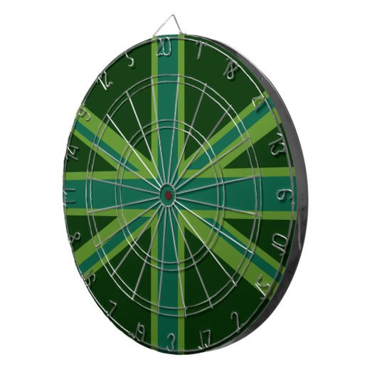 Hintergrund der grünen Aquamarinen Flagge der Unio Dartscheibe (Vorderseite rechts)