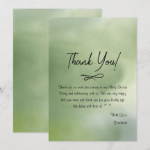 Hintergrund der grünen Wasserfarbe für Babydusche