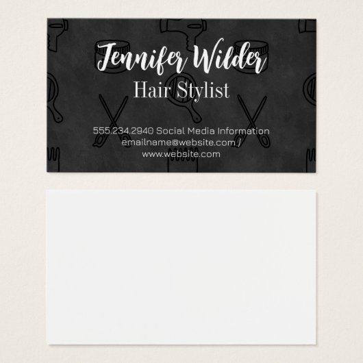 Hintergrund der Haarstollen (Vorne & Hinten)