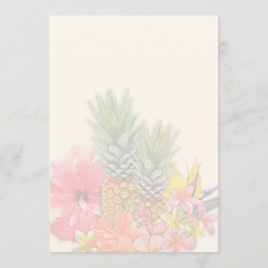 Hintergrund der hawaiianischen Sammlung Programm (Vorderseite)