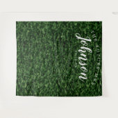 Hintergrund der Hedge-Mauer - Foto im Hintergrund Wandteppich (Vorderseite (Horizontal))