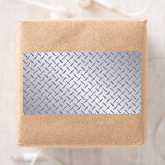 Hintergrund der hellen Stahldiamantplatte (Insitu)