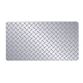 Hintergrund der hellen Stahldiamantplatte (Vorne)