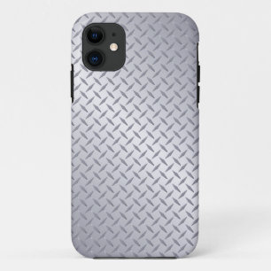 Hintergrund der hellen Stahldiamantplatte Case-Mate iPhone Hülle