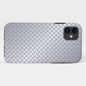 Hintergrund der hellen Stahldiamantplatte Case-Mate iPhone Hülle (Rückseite (Horizontal))