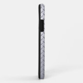 Hintergrund der hellen Stahldiamantplatte Case-Mate iPhone Hülle (Hinten/Rechts)