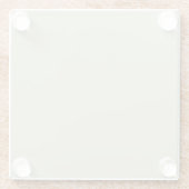 Hintergrund der hellpastellfarbenen Seite grün Glasuntersetzer (Rückseite)