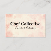 Hintergrund der hellrosa Textur Visitenkarte (Vorderseite)