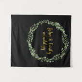Hintergrund der Hochzeit im Herbst des Greenery Wr Wandteppich (Vorderseite (Horizontal))