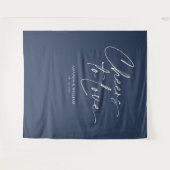 Hintergrund der Hochzeitsfeier "Angler zur Liebe" Wandteppich (Vorderseite (Horizontal))