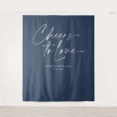 Hintergrund der Hochzeitsfeier "Angler zur Liebe" Wandteppich (Vorderseite)