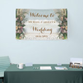 Hintergrund der Hochzeitsfeier der Beach Arbor Ros Banner (Messeveranstaltung)