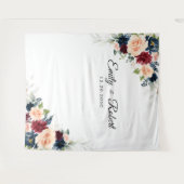 Hintergrund der Hochzeitsfeier in Burgund und der  Wandteppich (Vorderseite (Horizontal))