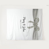 Hintergrund der Hochzeitskamera Wandteppich (Vorderseite (Horizontal))