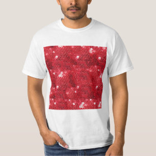 Hintergrund der Imitate mit roter Reihenfolge T-Shirt