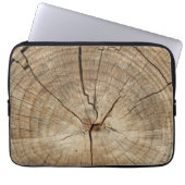 Hintergrund der Imitate Tree Rings Laptopschutzhülle (Vorderseite)