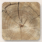 Hintergrund der Imitate Tree Rings Untersetzer (Vorderseite)