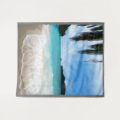 Hintergrund der individuell anpassbaren Strandland Wandteppich (Vorderseite (Horizontal))