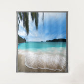 Hintergrund der individuell anpassbaren Strandland Wandteppich (Vorderseite)